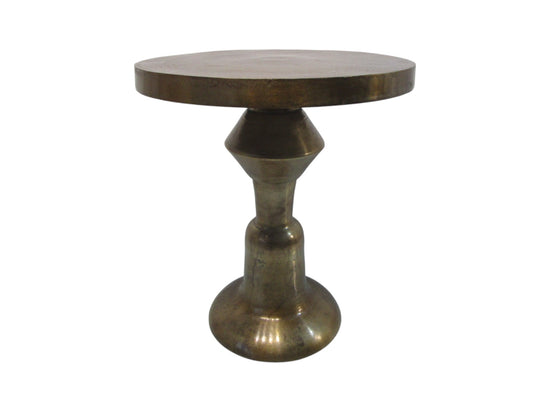 Mallorca Vintage Antique Champagne Colour Metal Round Table Lush Collection