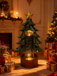 Navidad Christmas Tree Water Feature