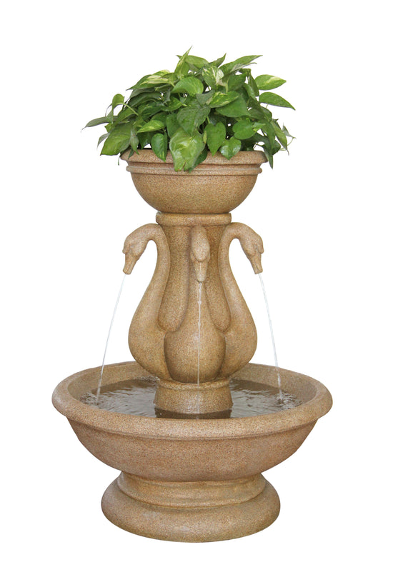 Olivenza Swans Water Feature Italian Heritage Design Fountain