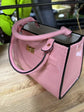 Paris Dolomite Bag Vase in Light Pink Colour Ceramic Finish