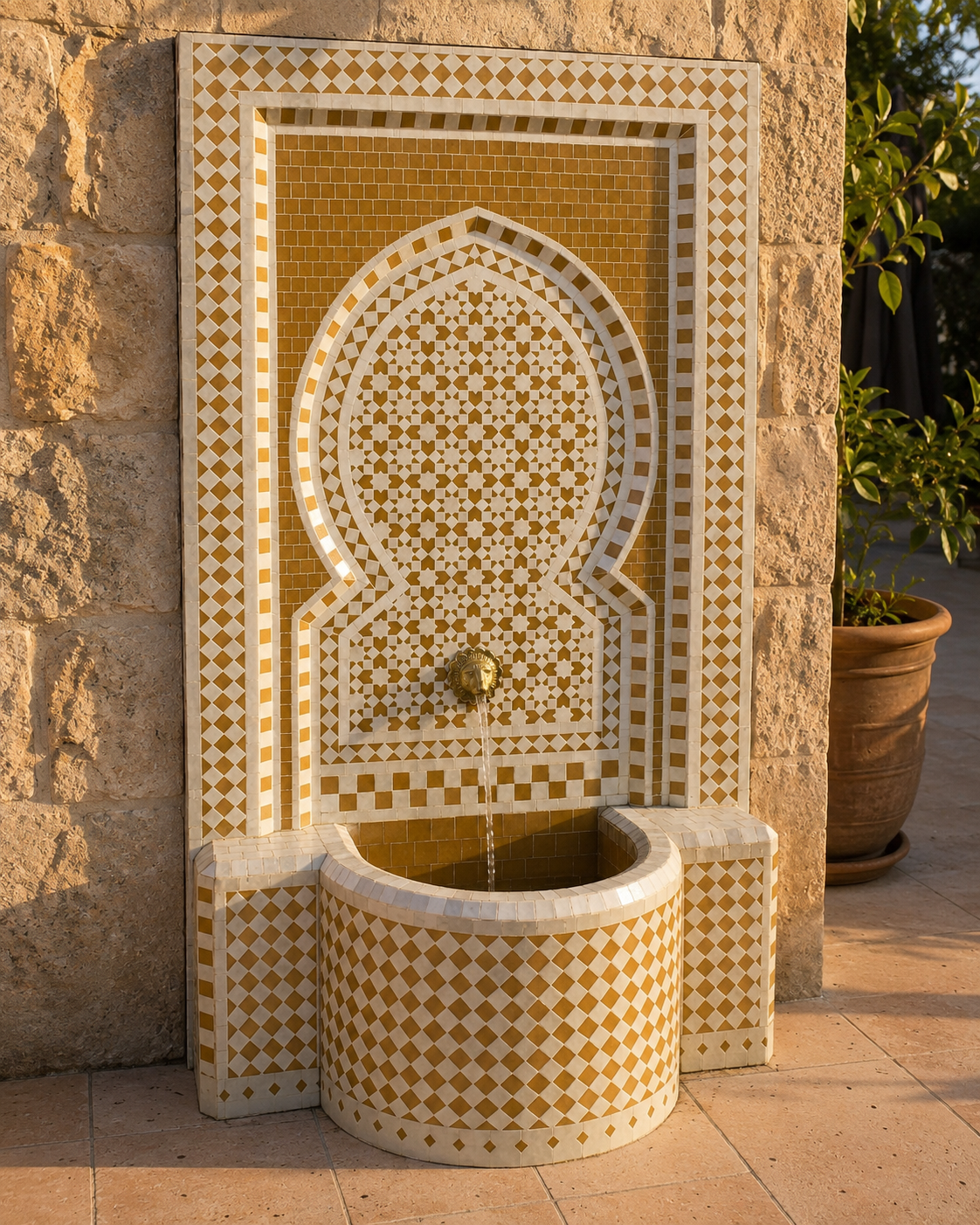 Zellige Fountain MF0041