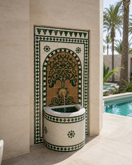 Zellige Fountain MF0052