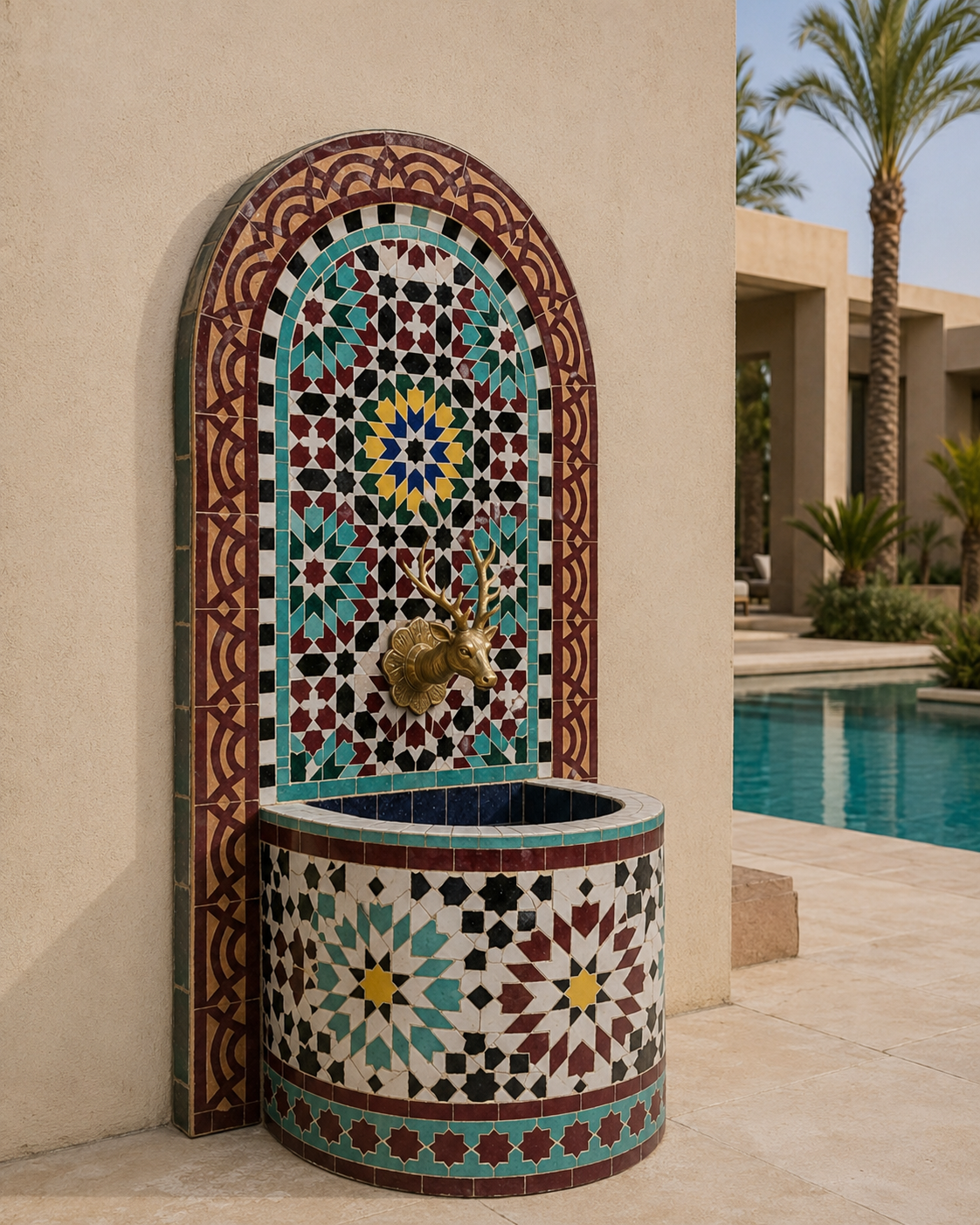 Zellige Fountain MF0102