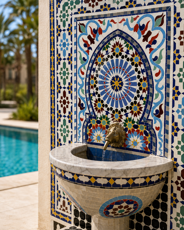 Zellige Fountain MF0054
