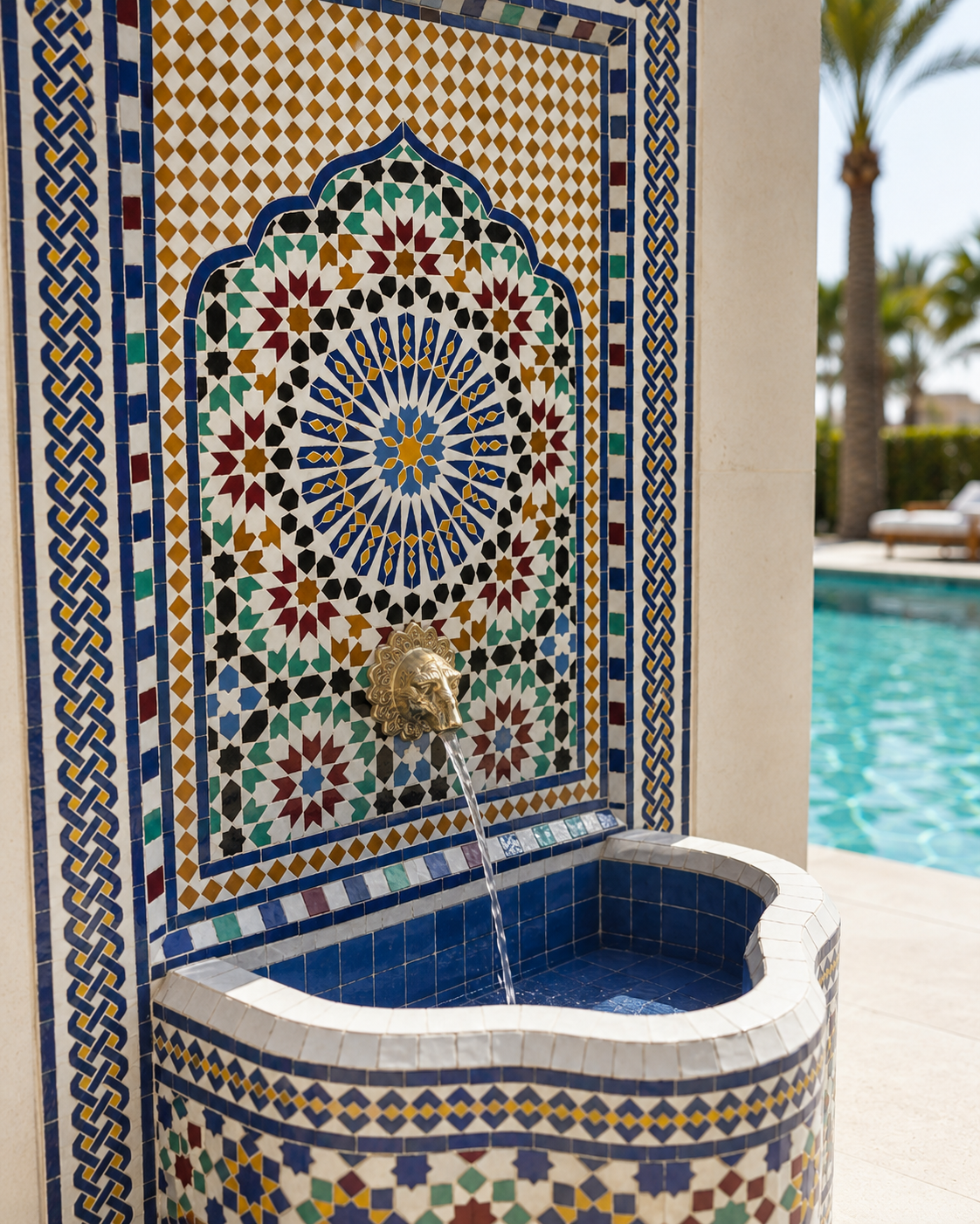 Zellige Fountain MF0064