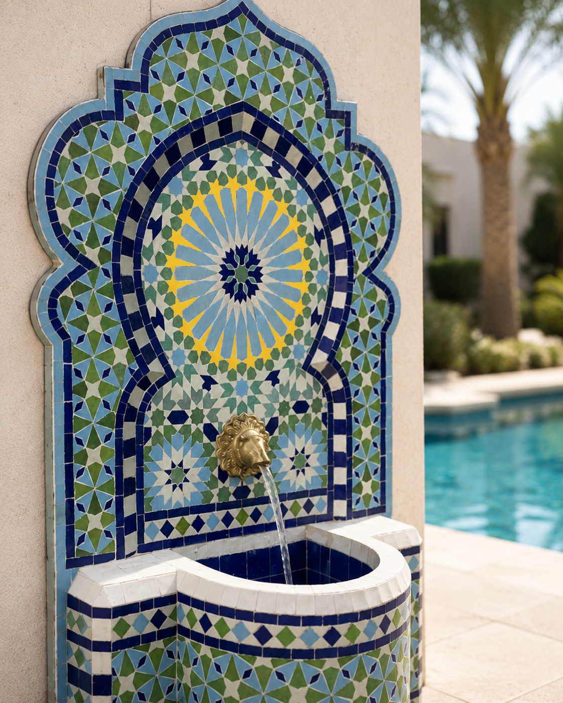 Zellige Fountain MF0065
