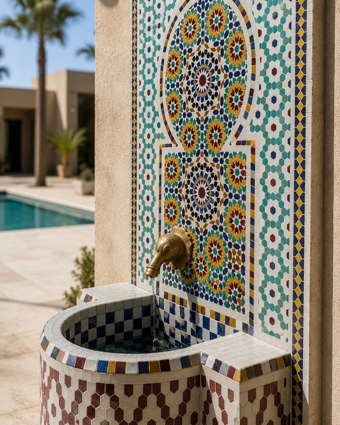Zellige Fountain MF0086