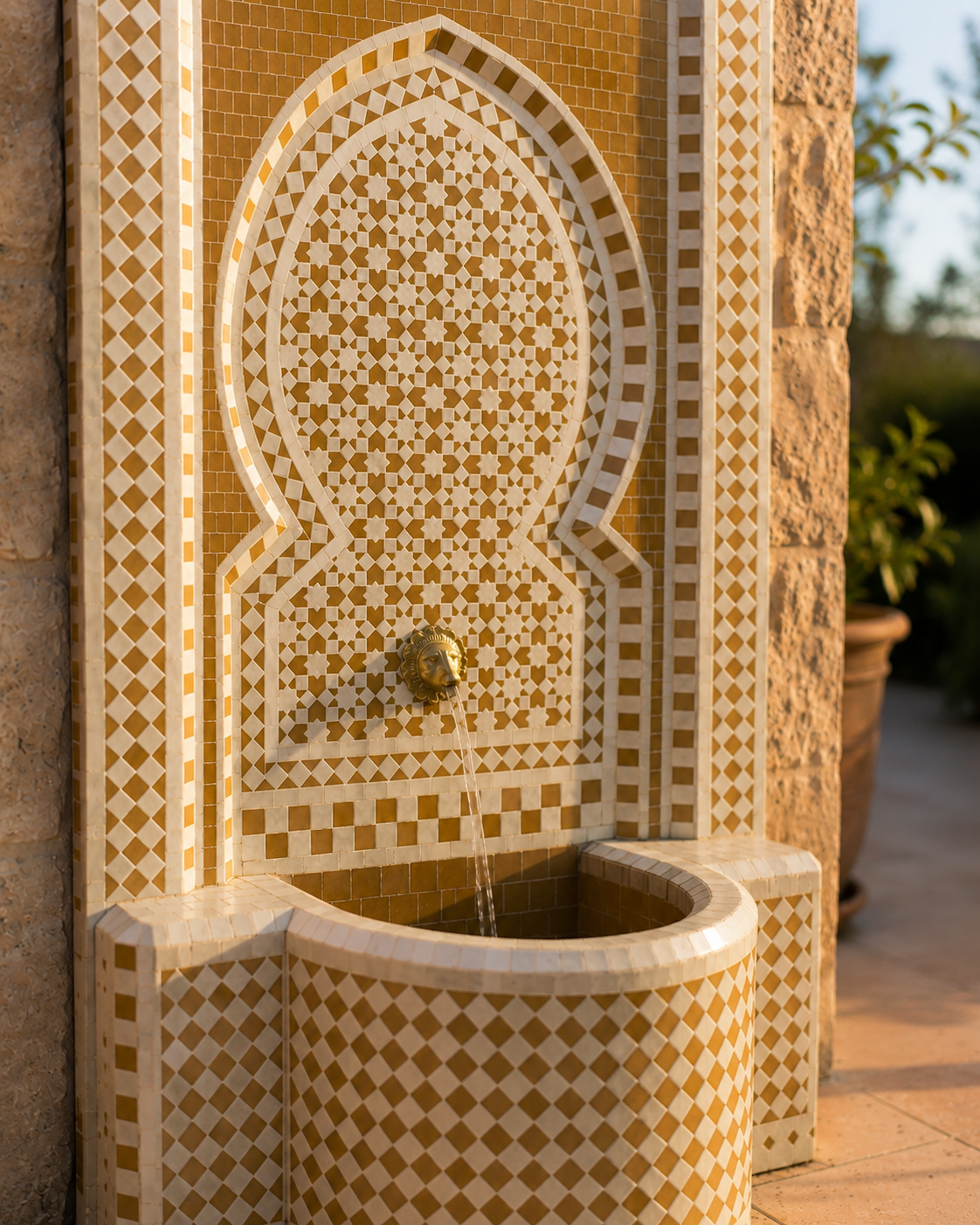 Zellige Fountain MF0041