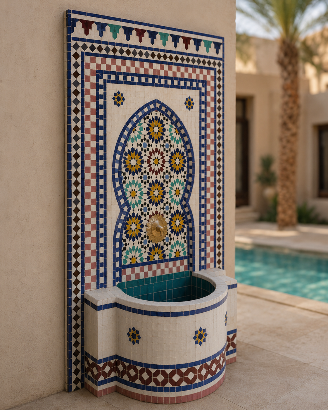 Zellige Fountain MF0104
