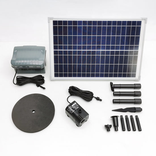 Reefe Solar Fountain & Pond Pump RSFB800 w/ Battery - 2.1m, 800LPH