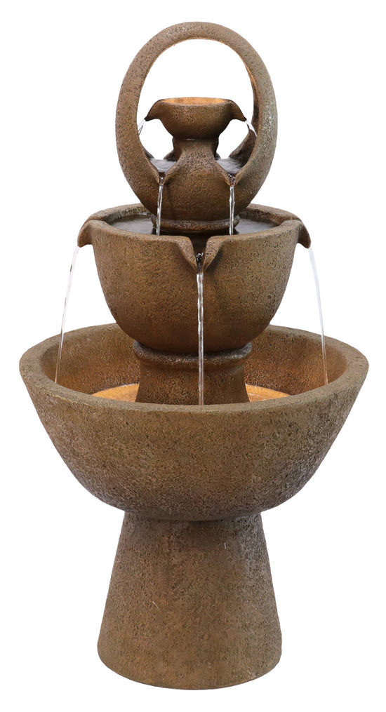 San Matteo Traditional Spanish Stone Heritage Multi Layered Fountain