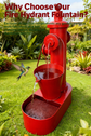 Sapeur Red Metal Water Feature