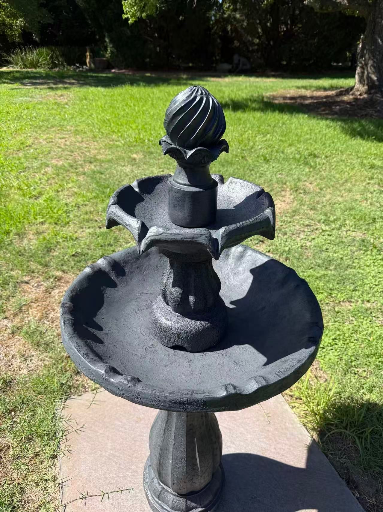 Soleil Solar Tiered Water Feature New Collection Jan 2026