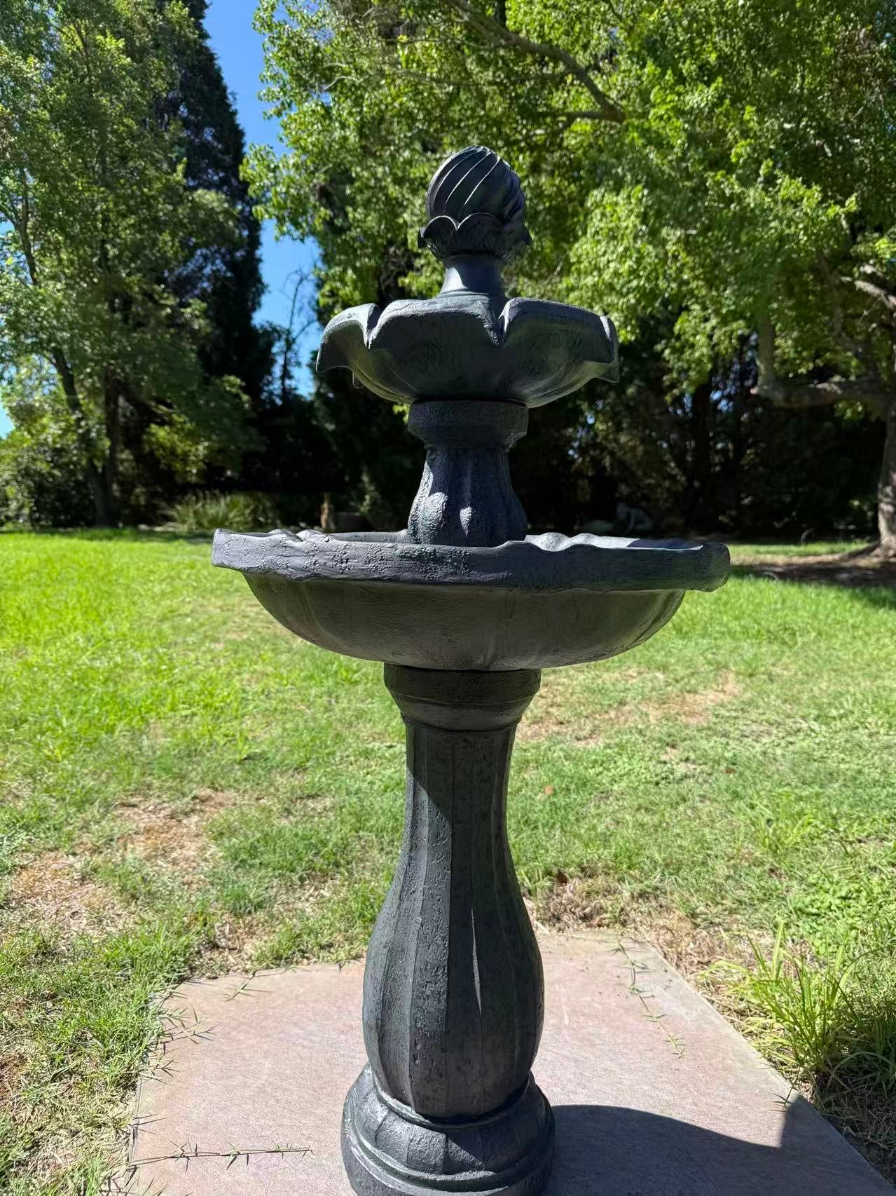Soleil Solar Tiered Water Feature New Collection Jan 2026