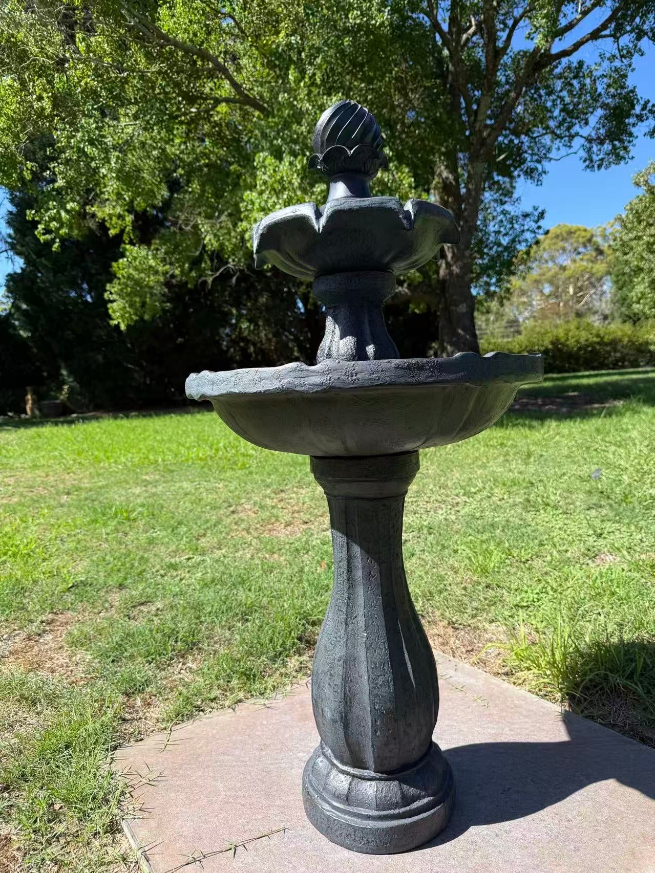 Soleil Solar Tiered Water Feature New Collection Jan 2026