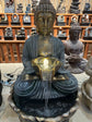 Togetherness Buddha Tabletop  Water Feature 1 Meter Tall Outdoor Fountain Unique Colours