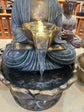 Togetherness Buddha Tabletop  Water Feature 1 Meter Tall Outdoor Fountain Unique Colours