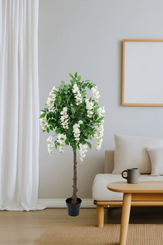 Wisteria White 140cm