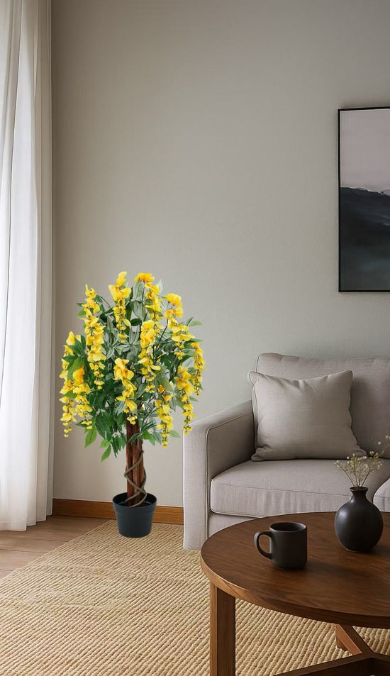 Wisteria Yellow 90cm