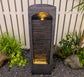 Tahiti Lights & Water Combo Natural Wall Water Feature Sublime Design