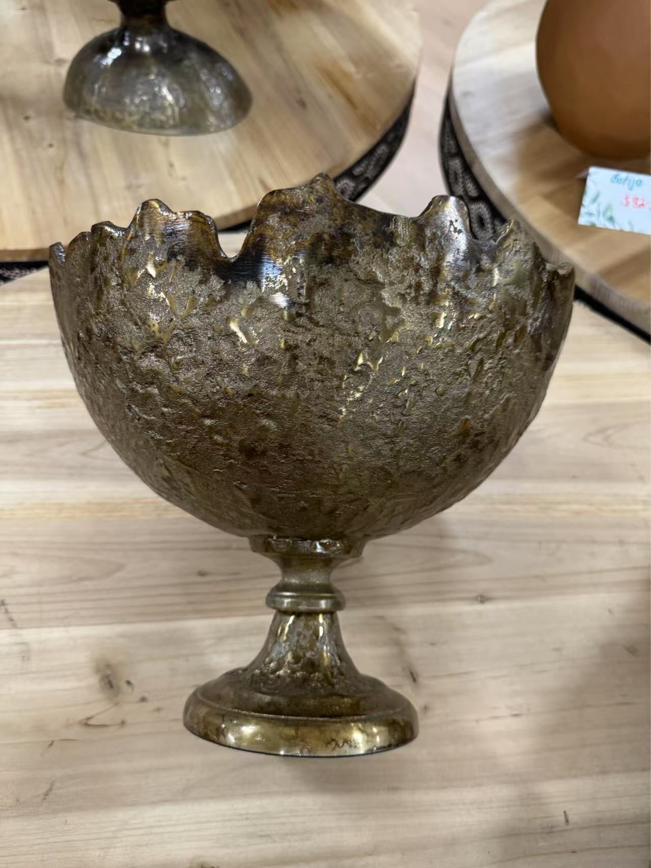 Mariola Vintage Antique Brass Shiny Colour Metal 