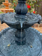 Estepona 3-Tier Water Fountain Blue Noir Colour