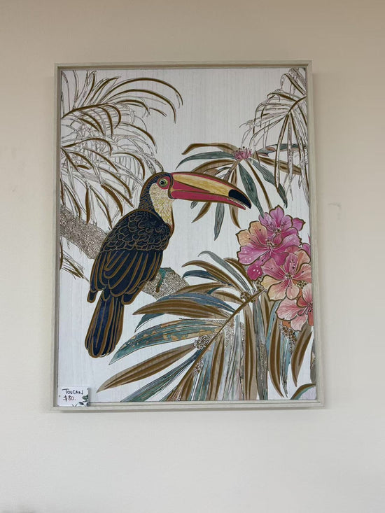 Toucan Wood Carving Printing Wall Art Marvel Collection March 2025