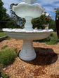 Borgo White Stone Effect 5-Tier Electric Powered Tiered Water Fountain