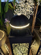 Lush Metal Outdoor & Indoor Water Feature with Lights and Electric Pump