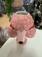 POODLE HEAD VASE PINK DOLOMITE PERFECT GIFT COLLECTORS ITEM