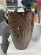 Aguadulce Glazed Ceramic Urn Shaped Fountain with Birds Sublime Colours