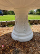 Borgo White Stone Effect 5-Tier Electric Powered Tiered Water Fountain