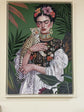 Frida with Leopard Printed Canvass Tapestry Texture Wall New Collection March 2025