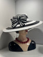 Vogue Bust Head With Hat in Vivid Colours Ceramic Finish