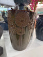 Aguadulce Glazed Ceramic Urn Shaped Fountain with Birds Sublime Colours