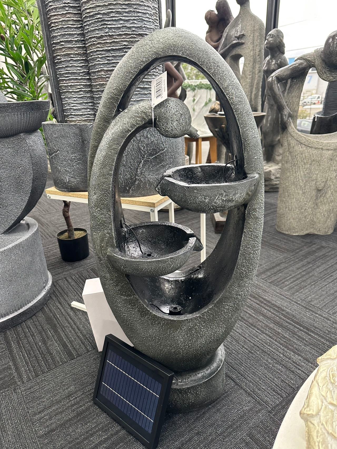 Damansara Multi Drop Water Feature Solar Fountain