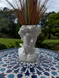 Davide Statue Bust White Statement