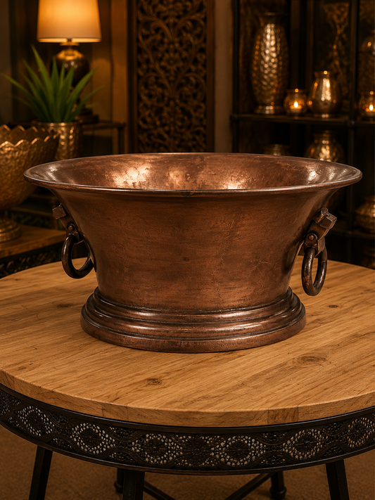 Castilla Vintage Copper Colour Champagne Cooler Metal Vase Lush Collection