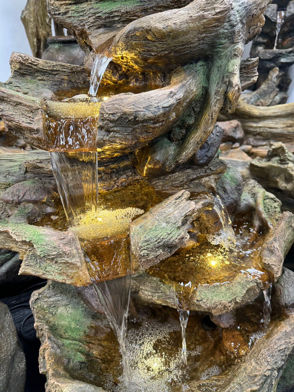 Costa Blanca Crossing Cascade River Driftwood Fountain