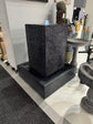 Coomuna Modern Black Square Water Feature With Base New Collection March 2025