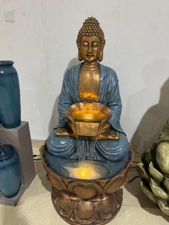 Guidance Masterpiece Buddha Water Feature with Great Colour Combination & Sound
