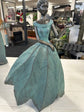 Josephina Elegant Lady in Bronze with Blue Leaves Dress New Collection