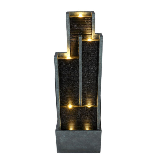 ROCKFELLER Multi Drop Water Feature 1.3 Meter Tall Indoor & Outdoor Fountain