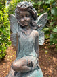 Journey Fairy Sailing on a Snail Garden Décor Ornament MGO Outdoor Statue