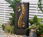 Fiji Lights & Water Combo Natural Wall Water Feature Sublime Design