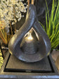 Pinnacle Metal Outdoor & Indoor Water Feature with Lights and Electric Pump