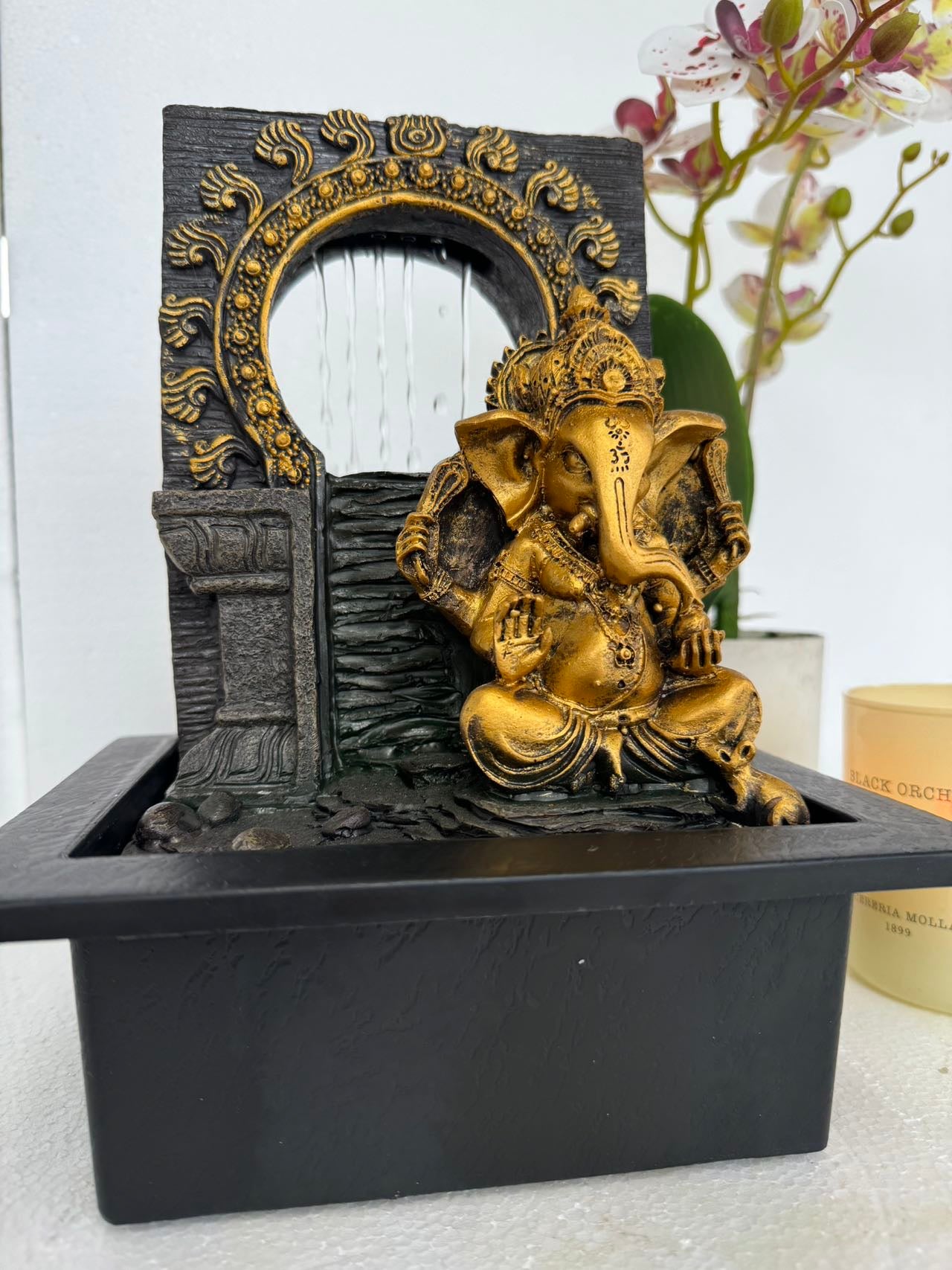 Blessing Ganesh Water Feature Summer