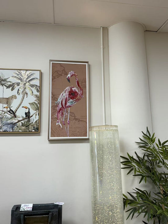 Unique Flamingo Printed Canvass Tapestry Texture Wall Art Marvel Collection March 2025