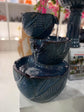 Mirador Glazed Ceramic Fountain Multi Drop Blue Colour