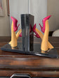 La La High Heels Stiletto Bookends in Vivid Colours Ceramic Finish